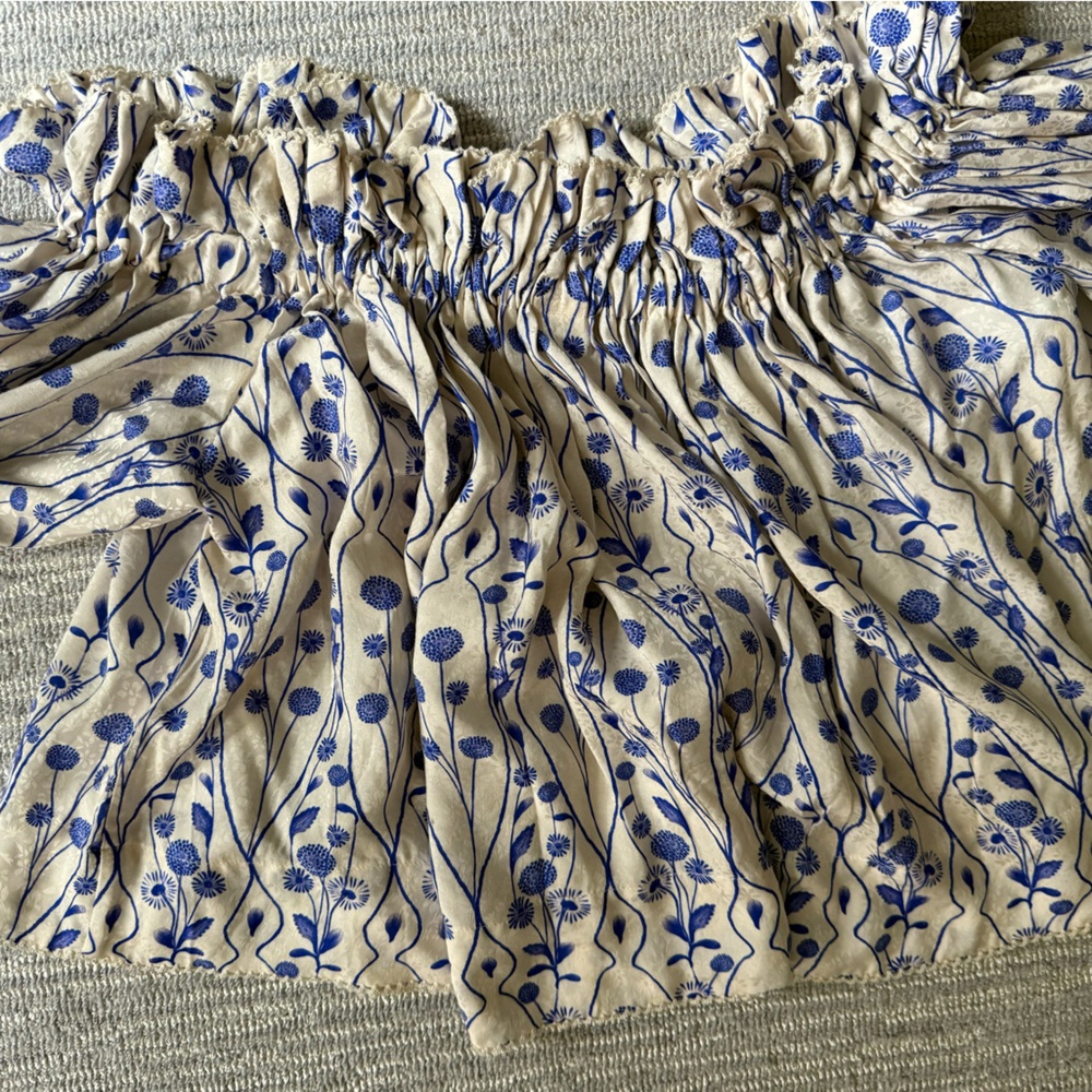 Agua by Agua Bendita Urucu Off-Shoulder Blouse XS - Picture 8 of 9